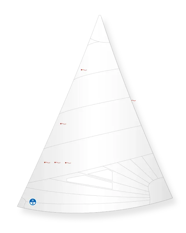 North Sails Shark 24 OD-91 génoa 180% dacron