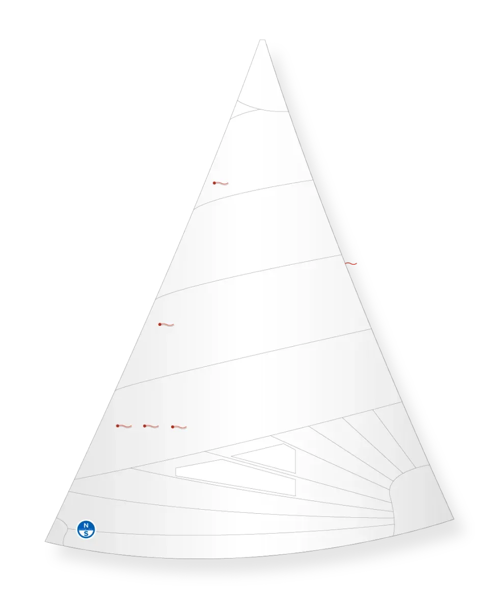 North Sails Shark 24 OD-91 génoa 180% dacron