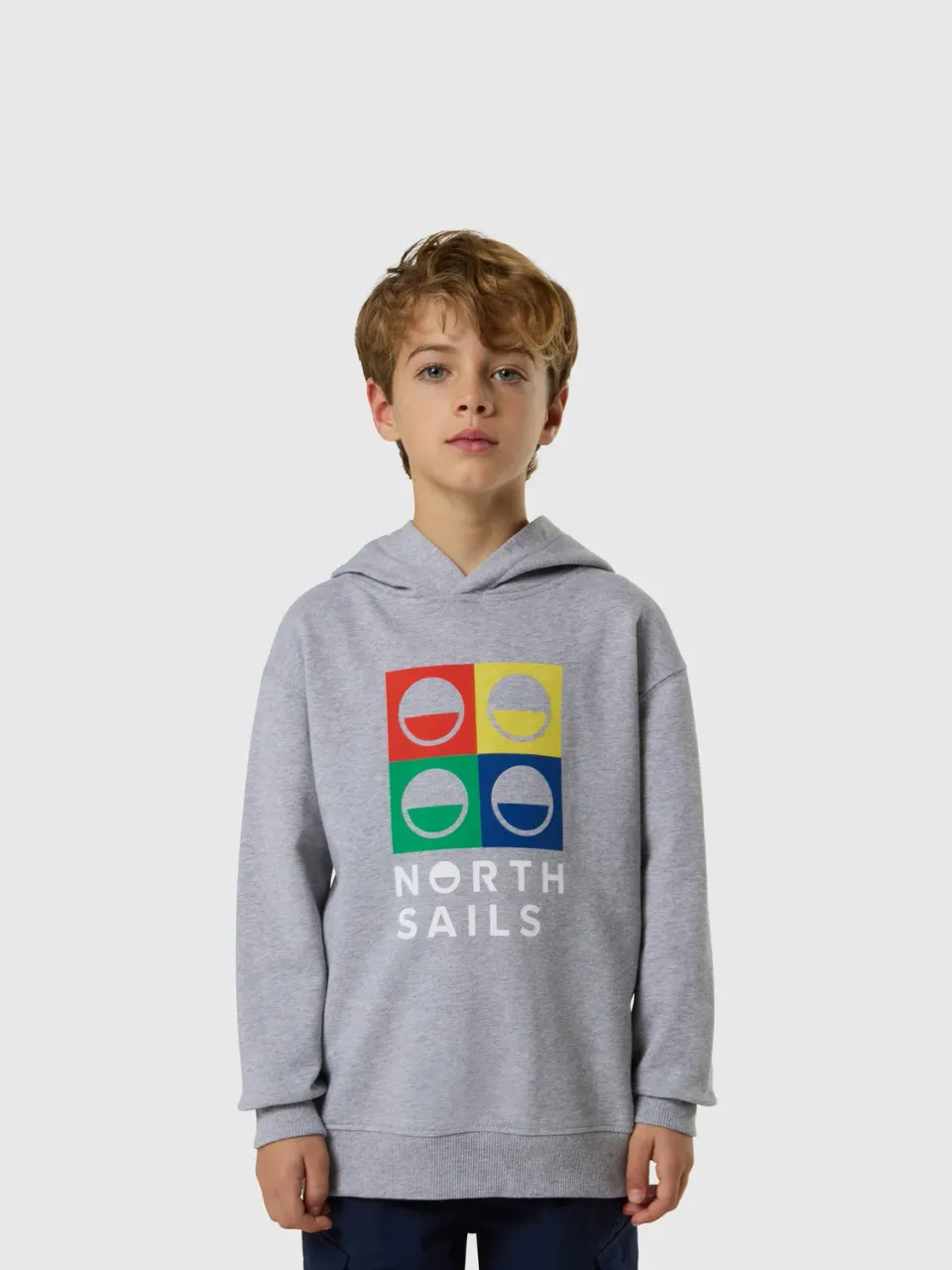 North Sails hoodie maxi logo enfant coton bio