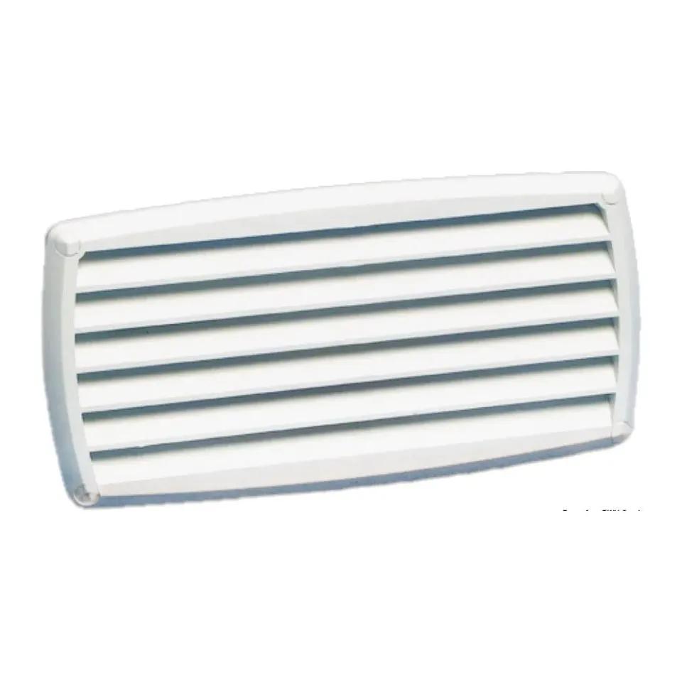 Osculati grille persienne ABS noire 201x101 mm x10