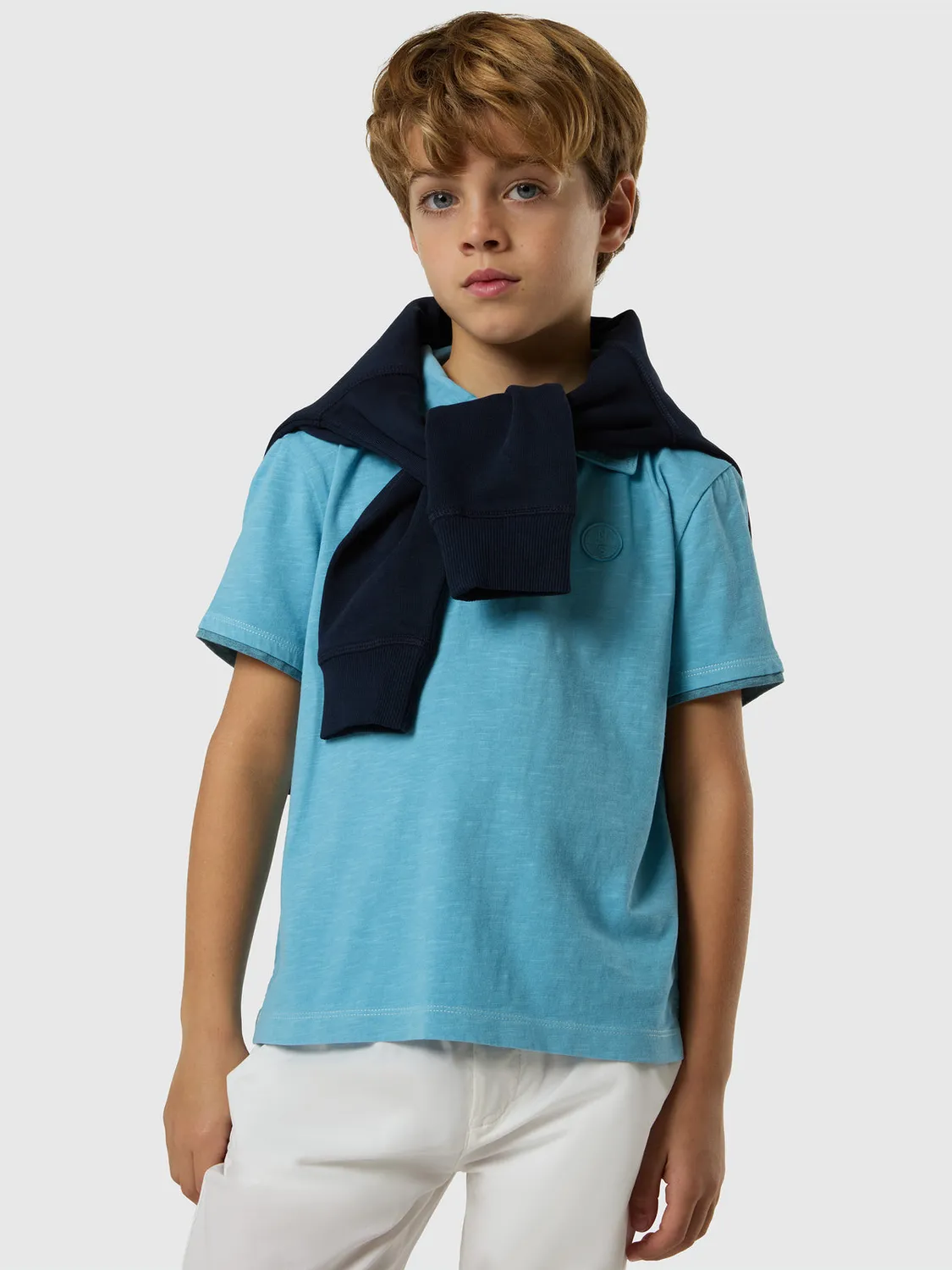 North Sails Slub polo enfant coton bio