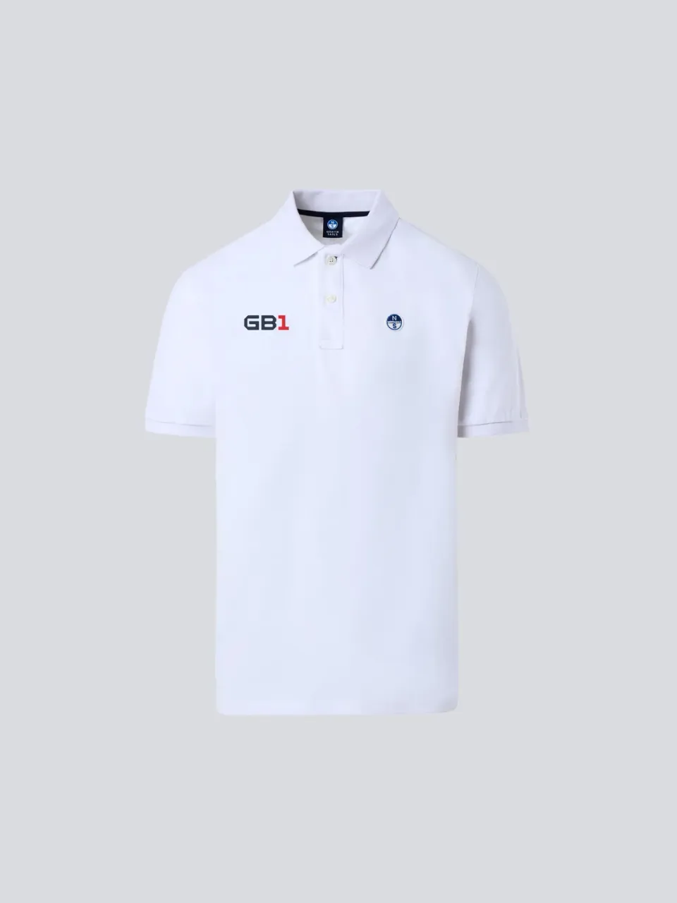 North Sails x GB1 polo homme blanc