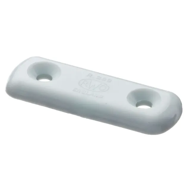 RWO R2890 plaque sangle nylon blanc 50 mm lot de 2
