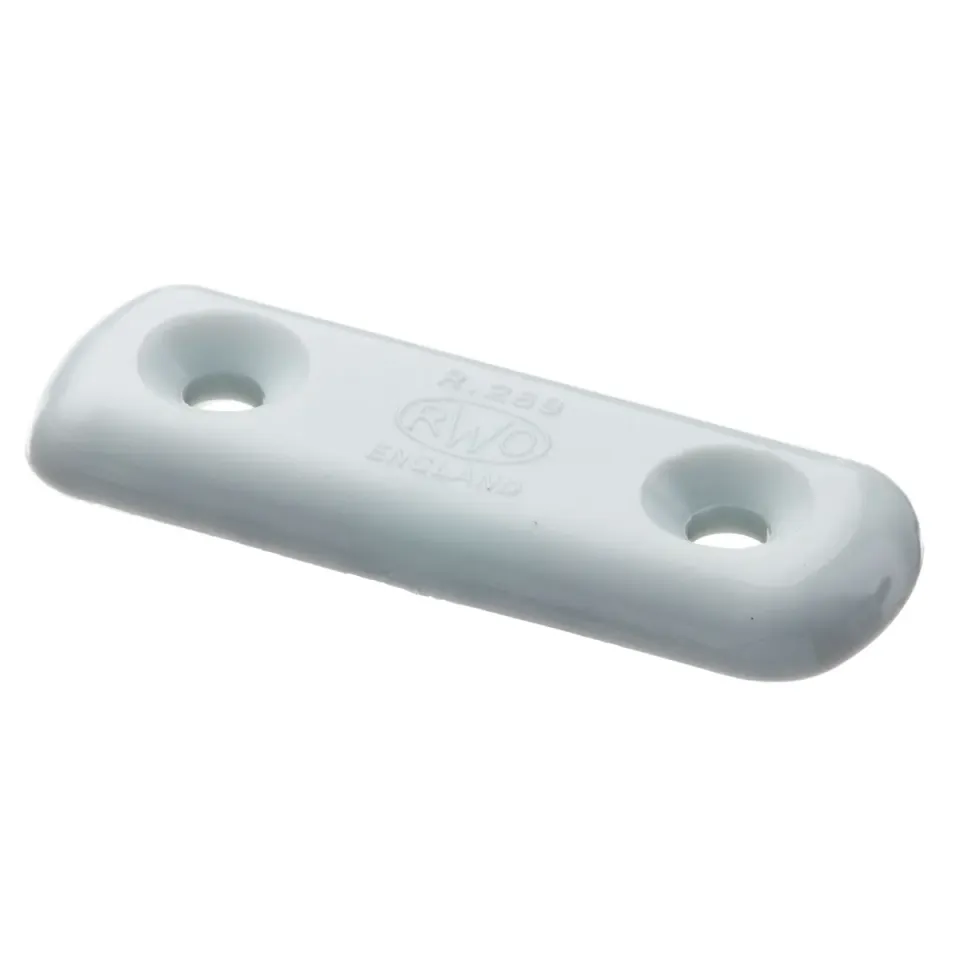RWO R2890 platine sangle 50mm nylon blanc lot 2