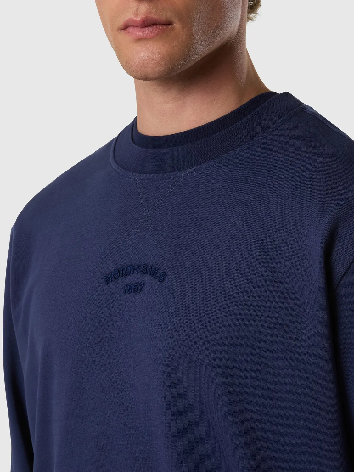 North Sails sweat brodé grenadine coupe confort