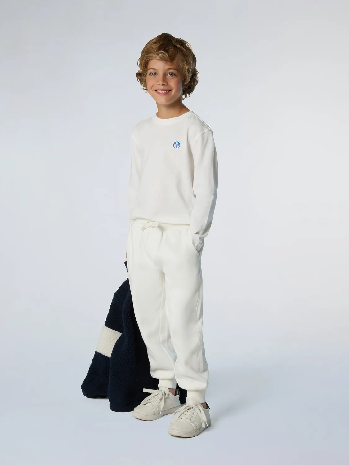 North Sails t-shirt manches longues enfant coton bio logo