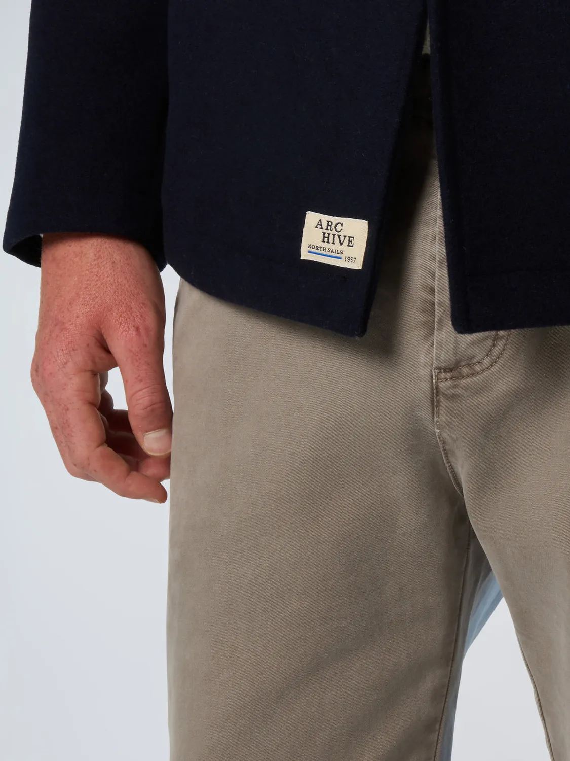 North Sails Newport Peacoat caban laine marine