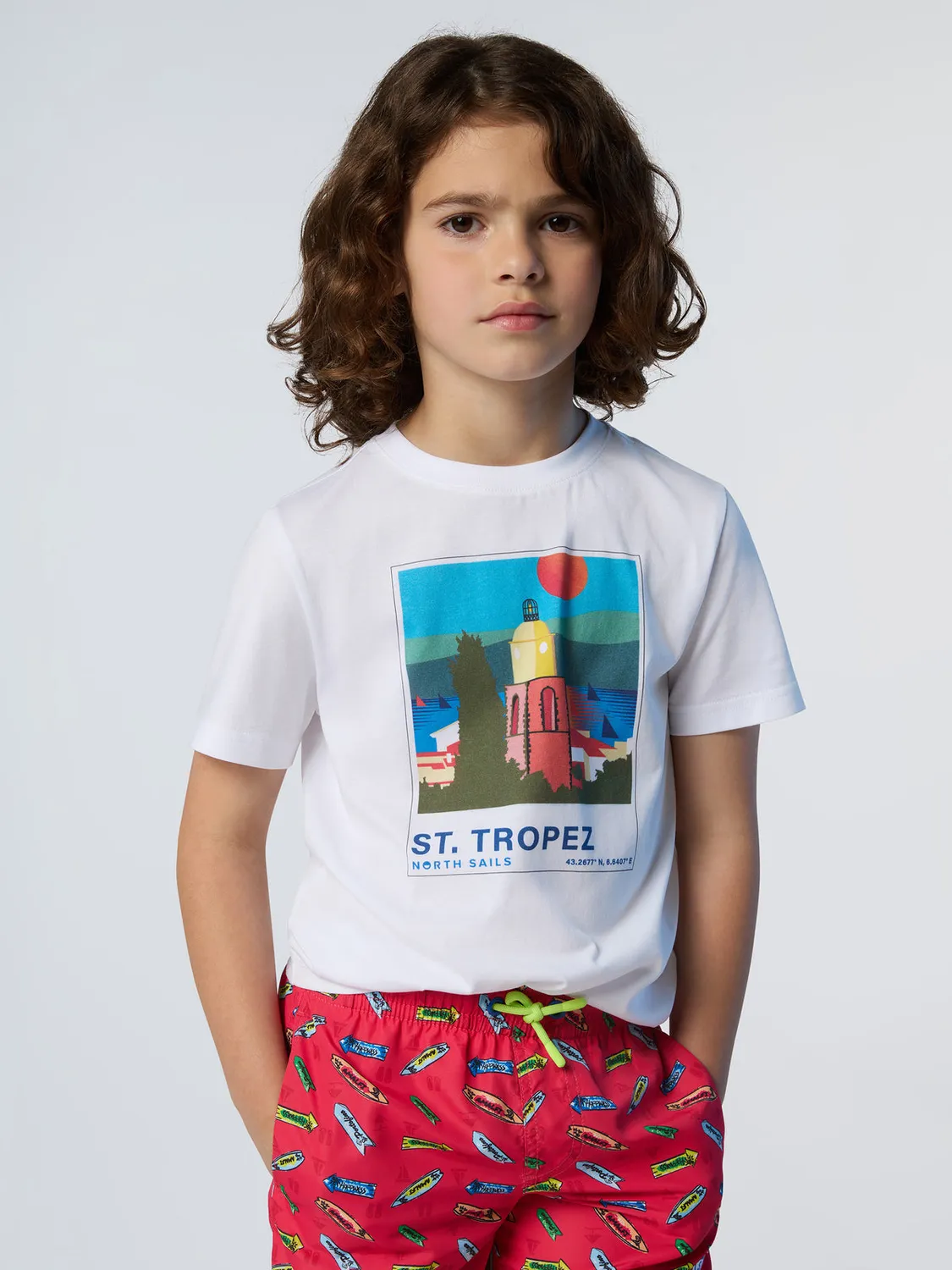 North Sails Graphic T-shirt coton bio col rond