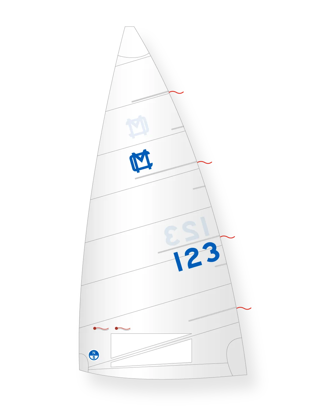 North Sails MC Scow Magnum grand-voile Dacron 3.8 oz