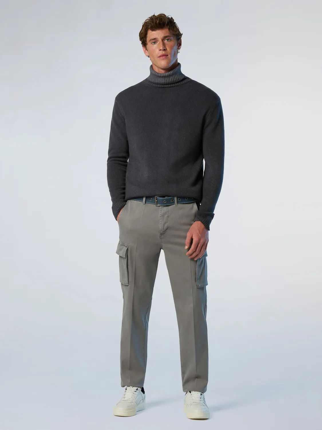 North Sails Archive pantalon cargo gabardine délavé
