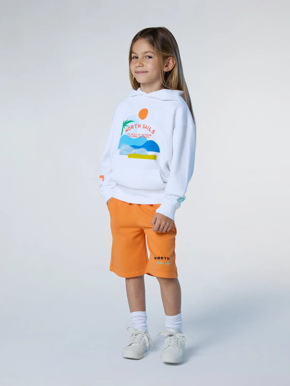 North Sails Short sweat French Terry coton bio brodé