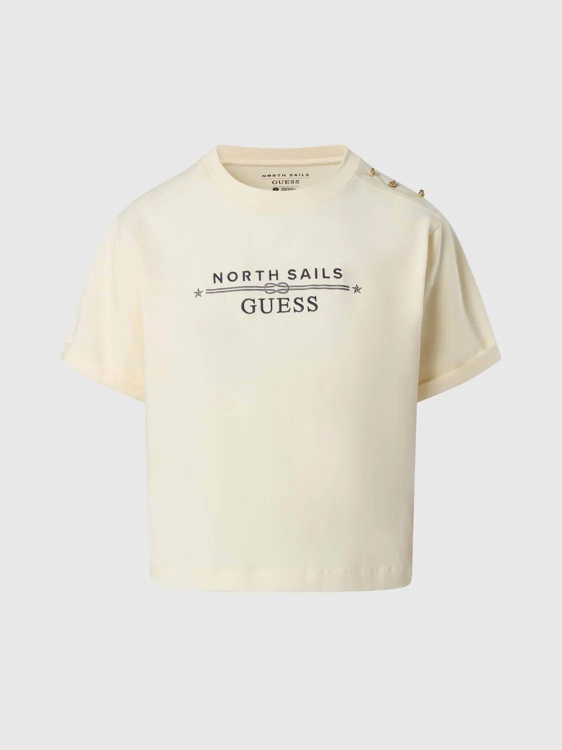 North Sails Guess Logo t-shirt femme bleu marine