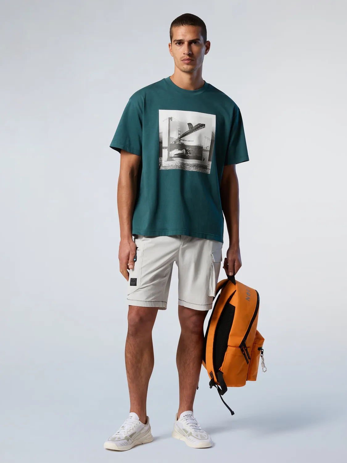 North Sails t-shirt kitesurf col rond coton bio