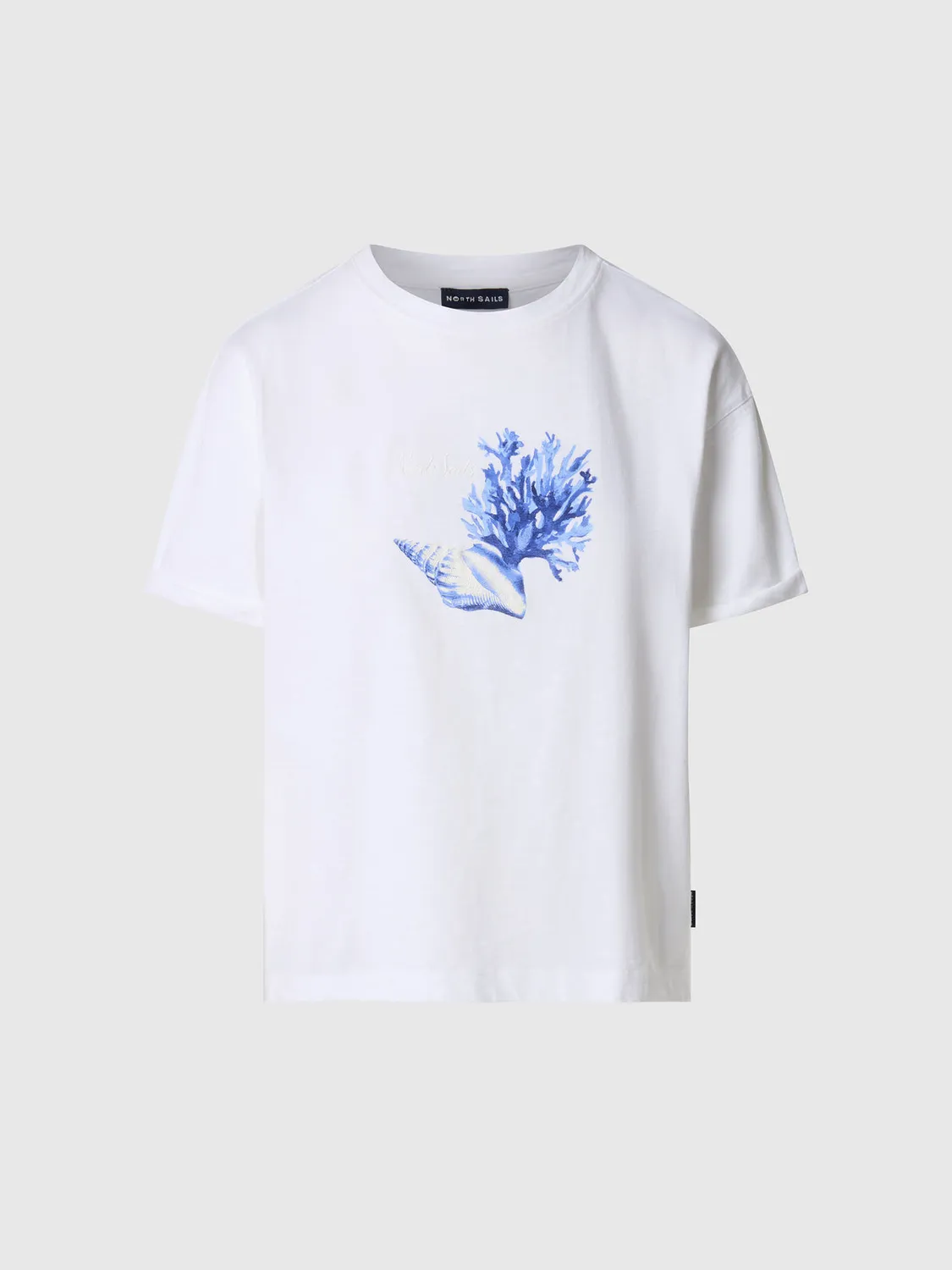 North Sails t-shirt coquillage coton jersey bleu