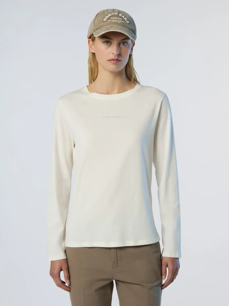 North Sails T-shirt manches longues logo relief coton
