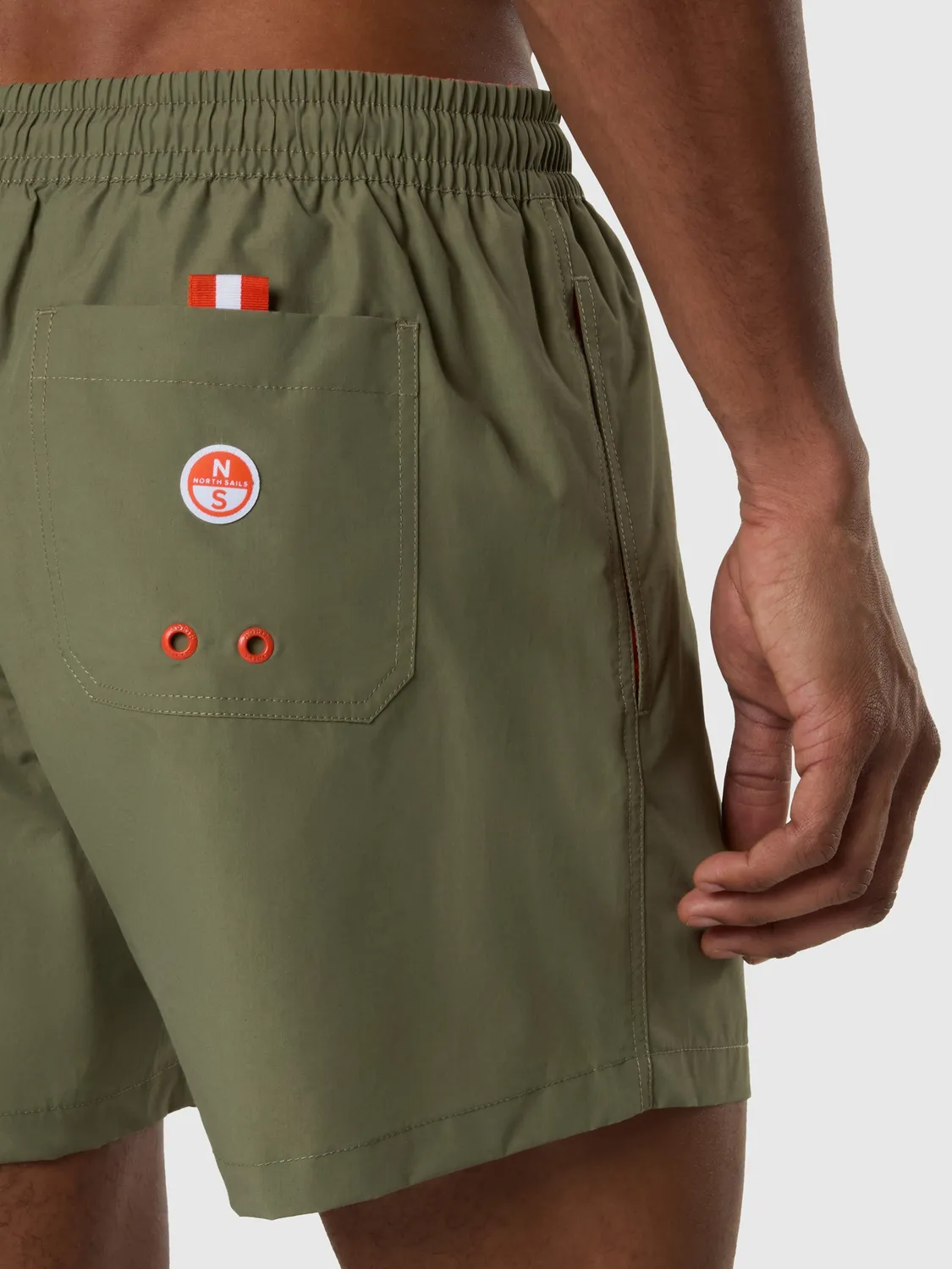 North Sails short de bain rayé homme vert