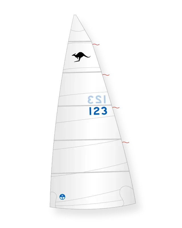 North Sails Australian Sharpie grand-voile Dacron lattée