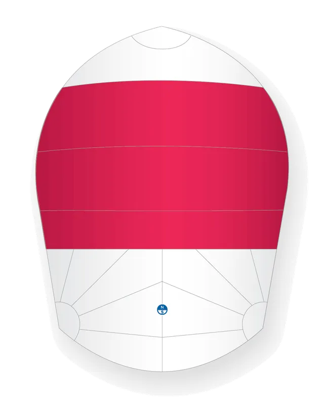 North Sails Mermaid MS-1 spinnaker descente vent