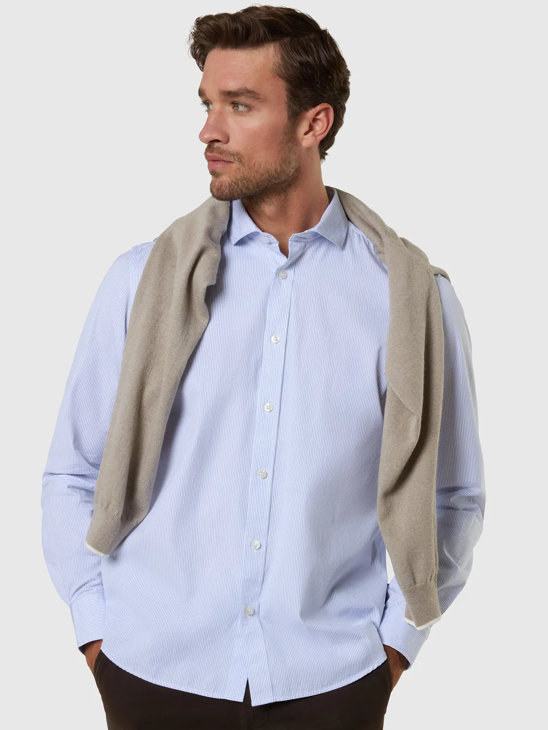 North Sails Chemise popeline micro-rayée homme Combo 1