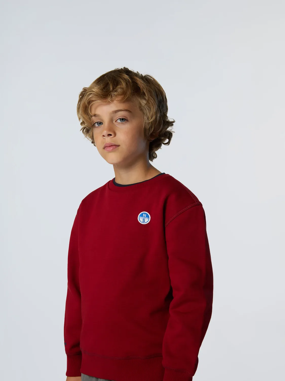North Sails sweatshirt patch logo coton bio
