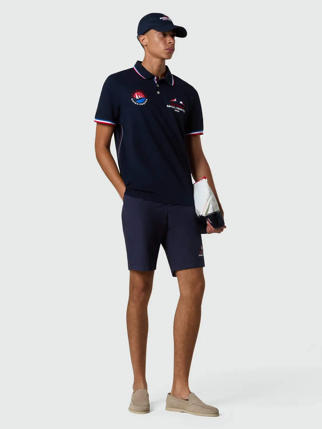 North Sails Saint-Tropez polo homme blanc regular