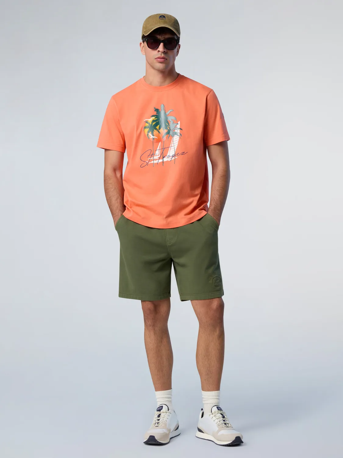 North Sails Riviera short molleton imprimé