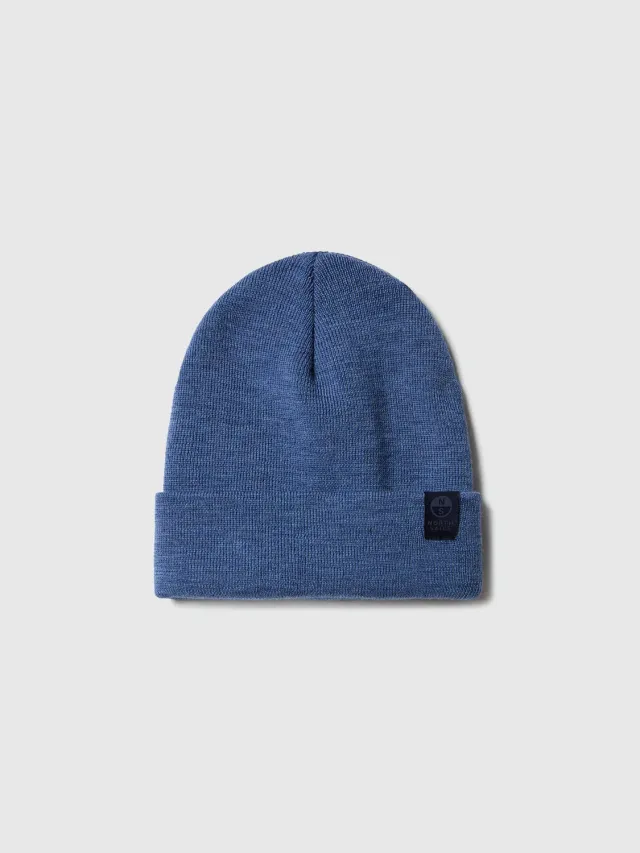 North Sails Fine-Knit bonnet à revers mérinos