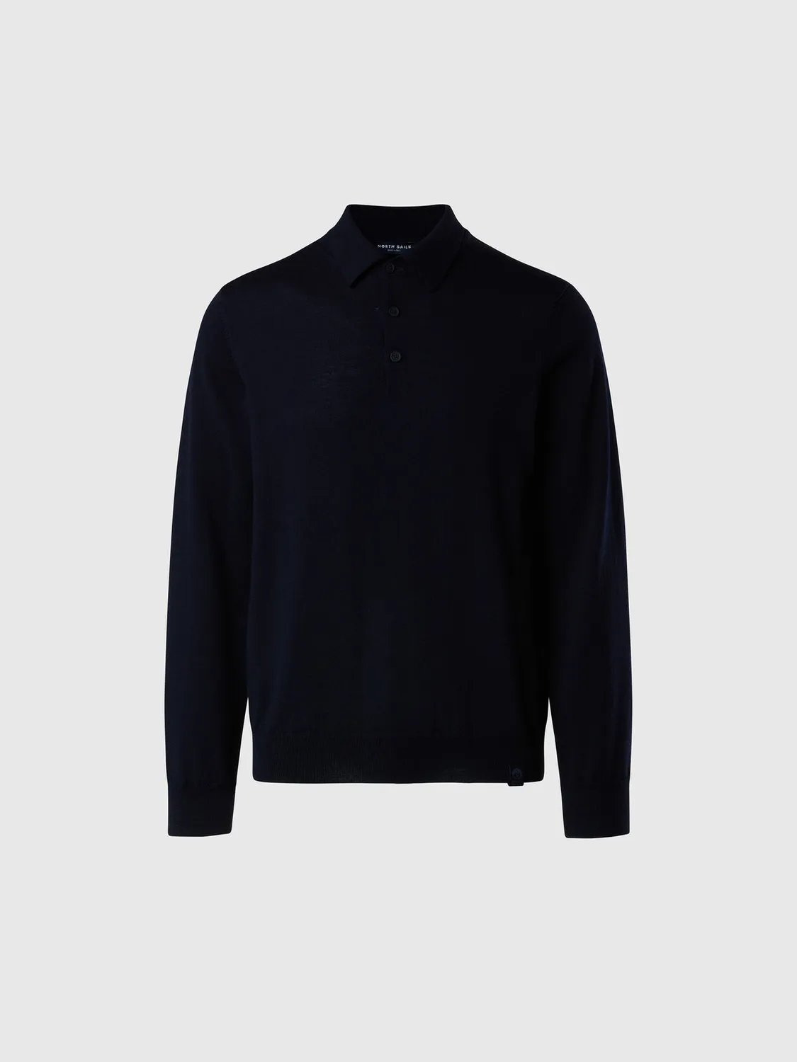 North Sails Merino pull polo laine manches longues
