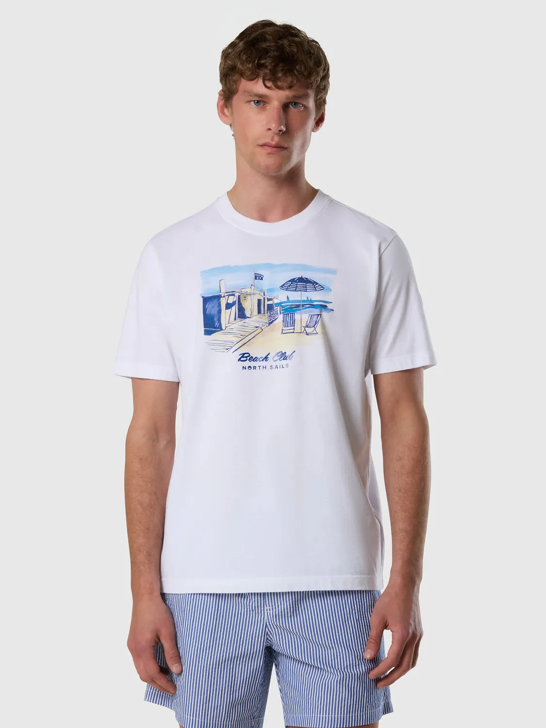 North Sails T-shirt French Riviera coton bio imprimé