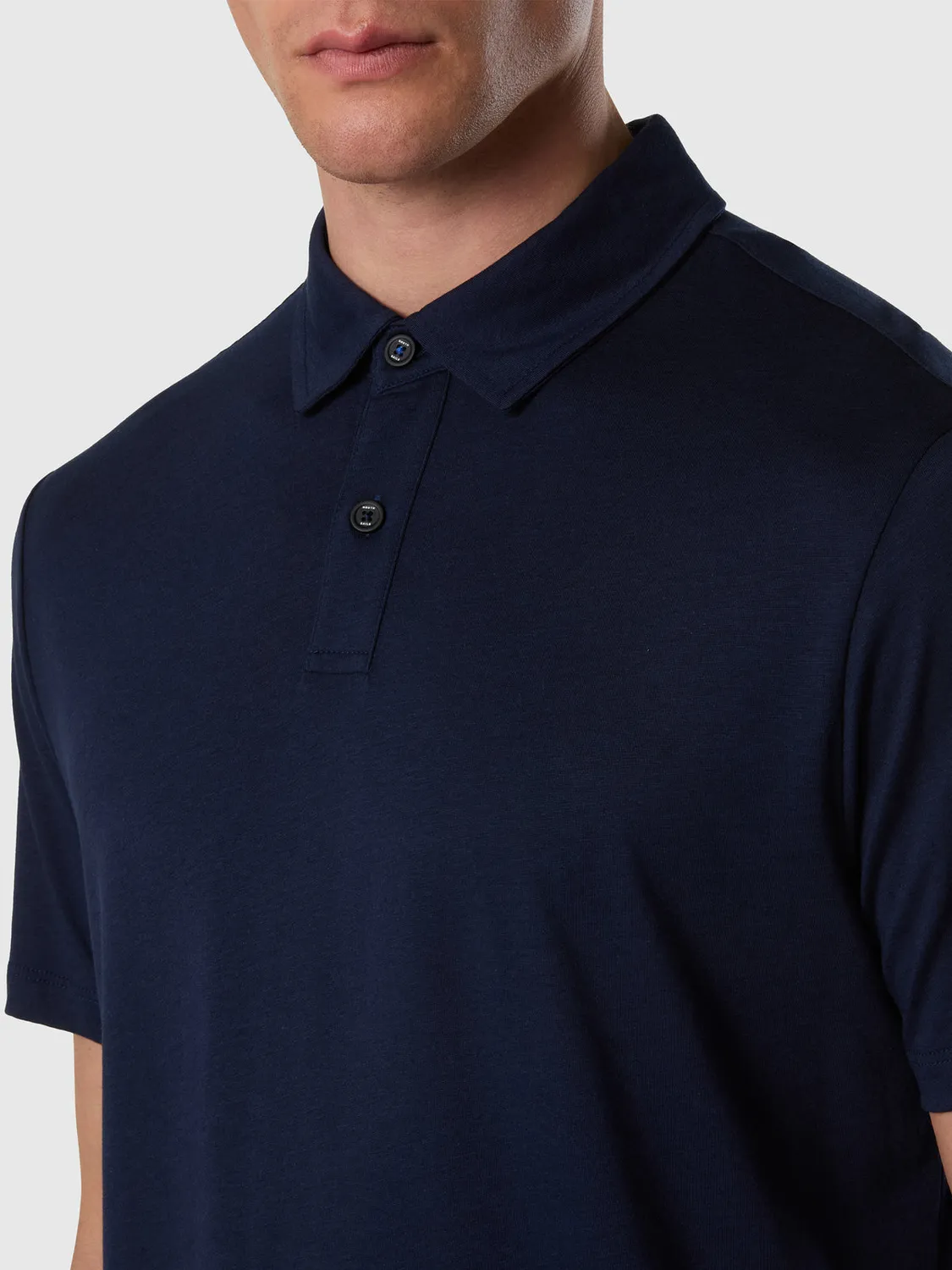 North Sails polo jersey Tencel coton léger unis
