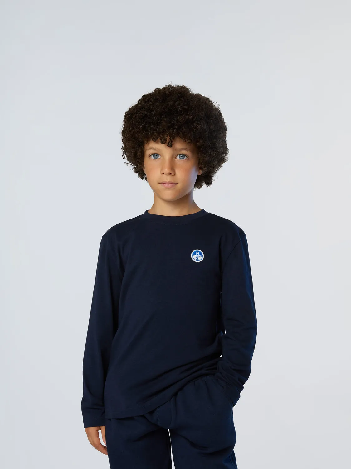 North Sails t-shirt manches longues enfant coton bio logo