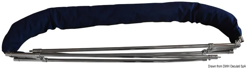 easysea Shade Master bimini inox 195/210 cm bleu marine