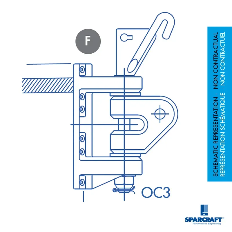 Sparcraft S1060 S1170 S1540 S2100 vit-de-mulet complet manille