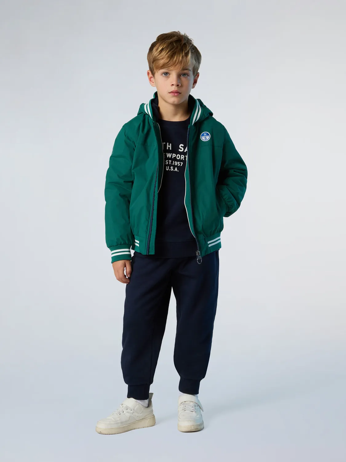 North Sails Sailor veste capuche enfant matelassée
