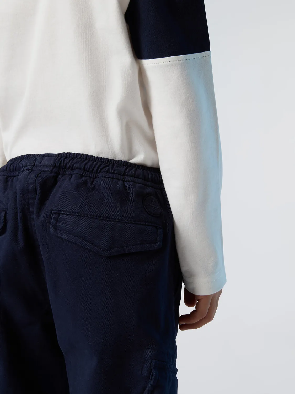 North Sails Cargo pantalon enfant taille élastique coton stretch