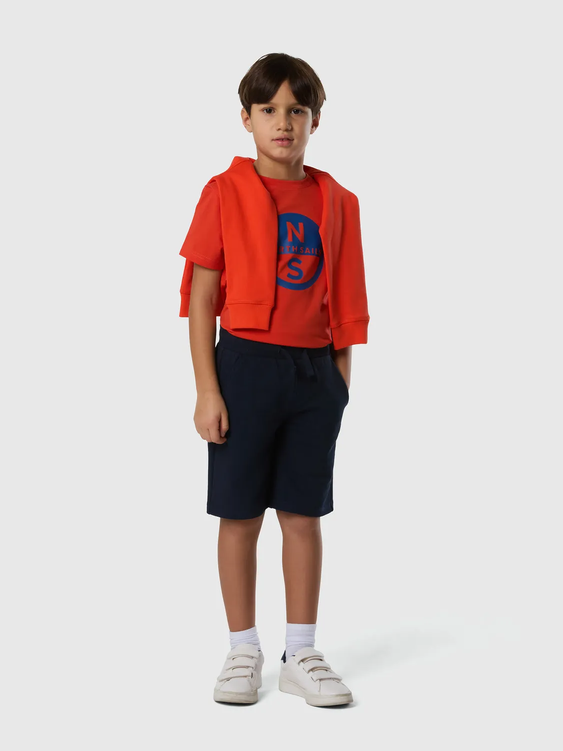 North Sails short sweat enfant coton bio patch logo