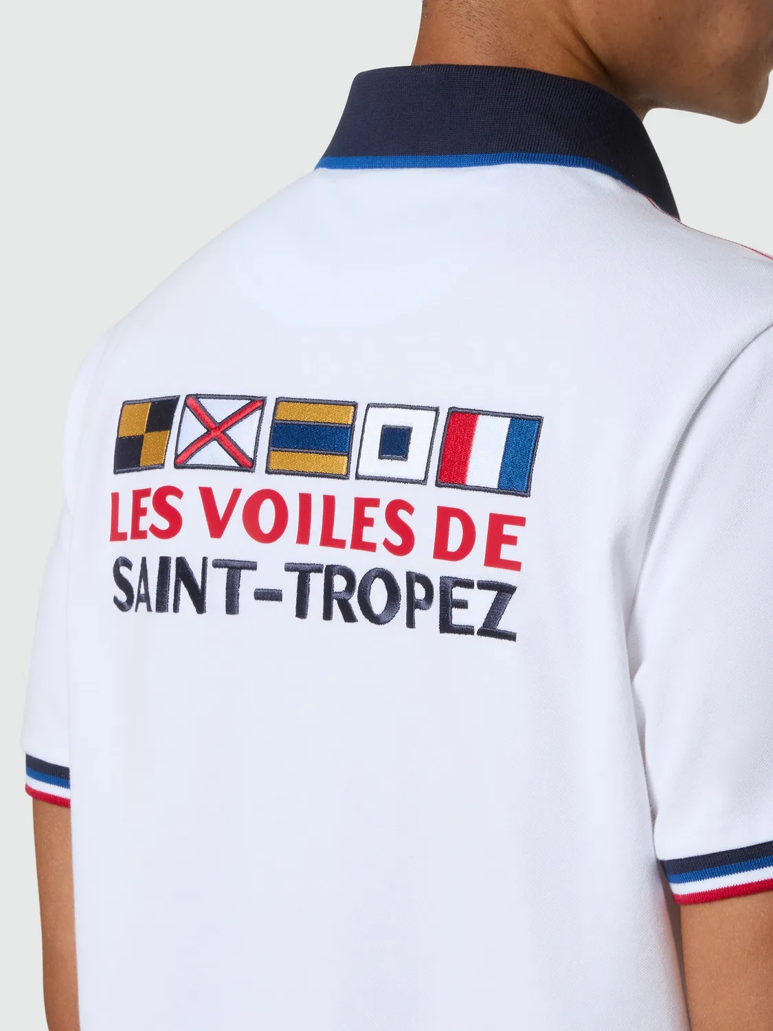 North Sails Saint-Tropez polo homme coton blanc