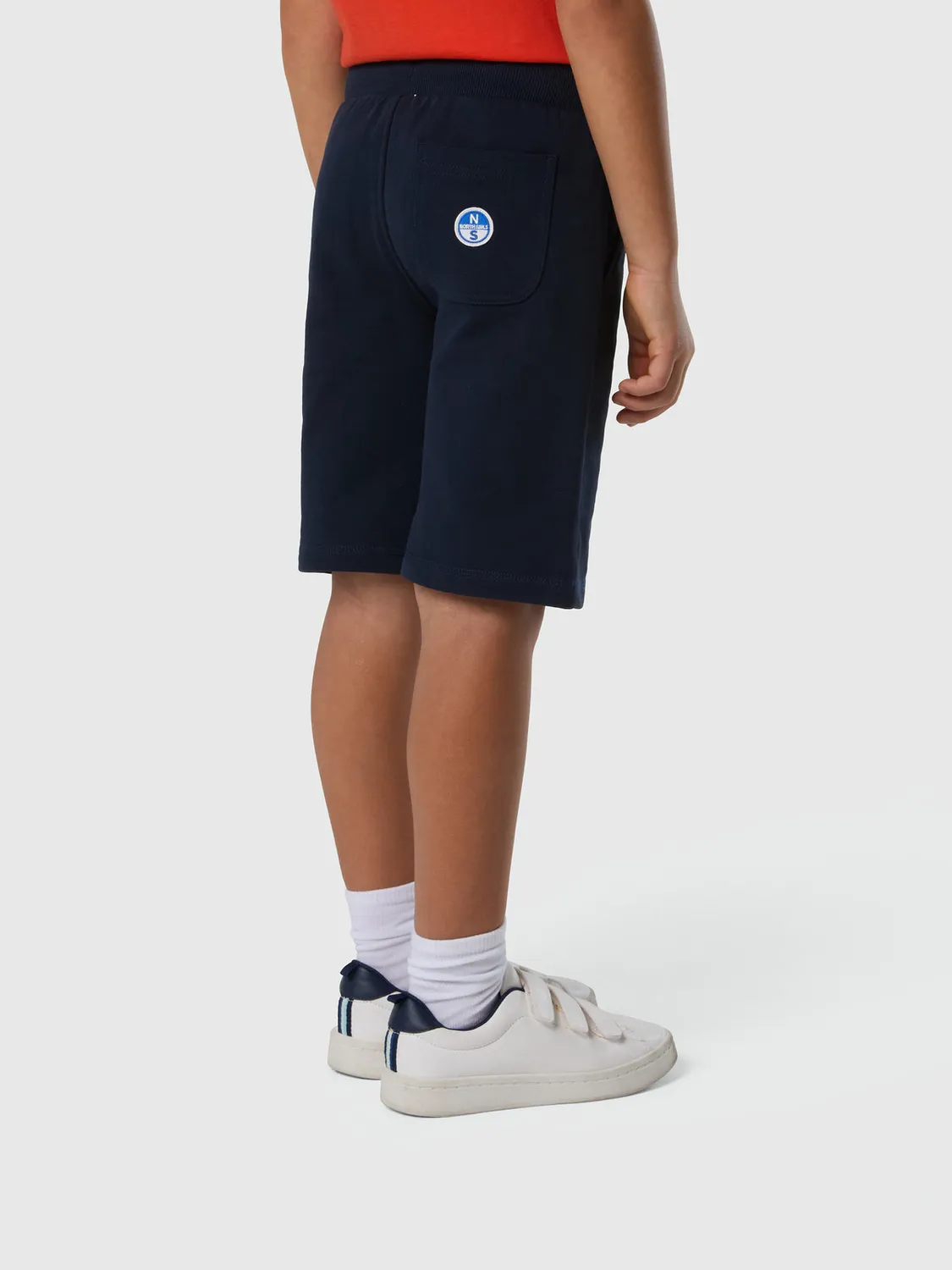 North Sails short sweat enfant coton bio patch logo