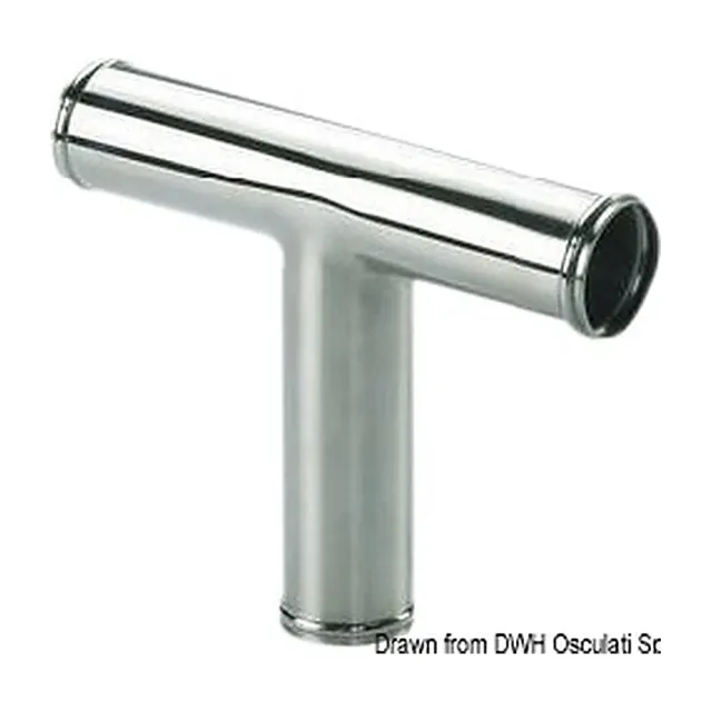 Osculati raccord en T vidange WC inox poli