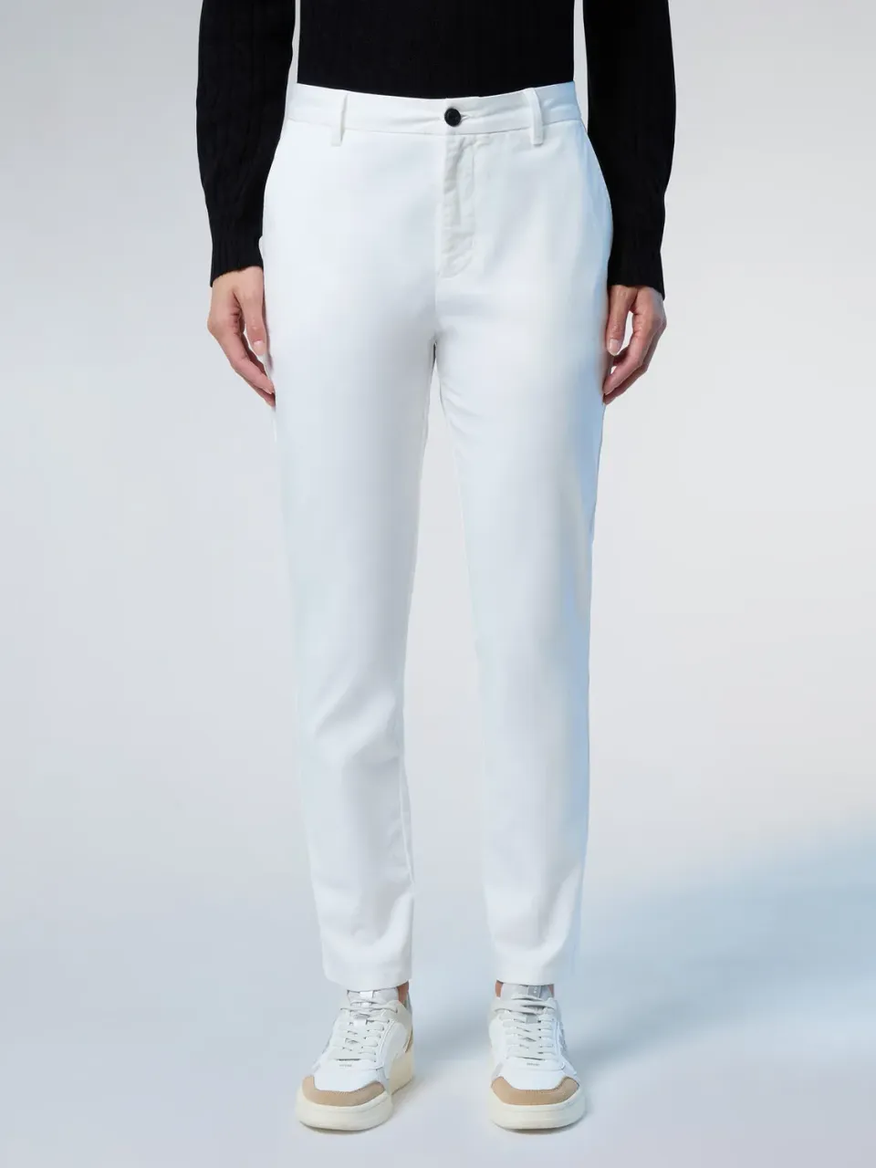 North Sails chino gabardine slim coton bio homme