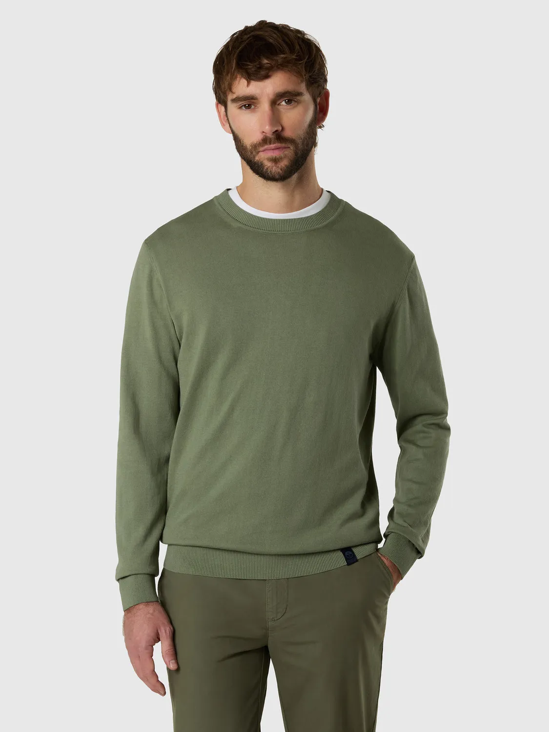 North Sails Light pull col rond coton bio