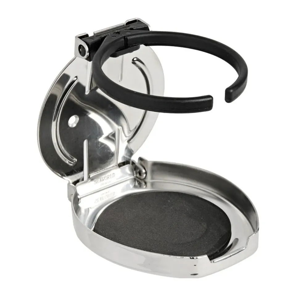 Osculati porte-verre bateau inox rabattable 107x91x14 mm cloison