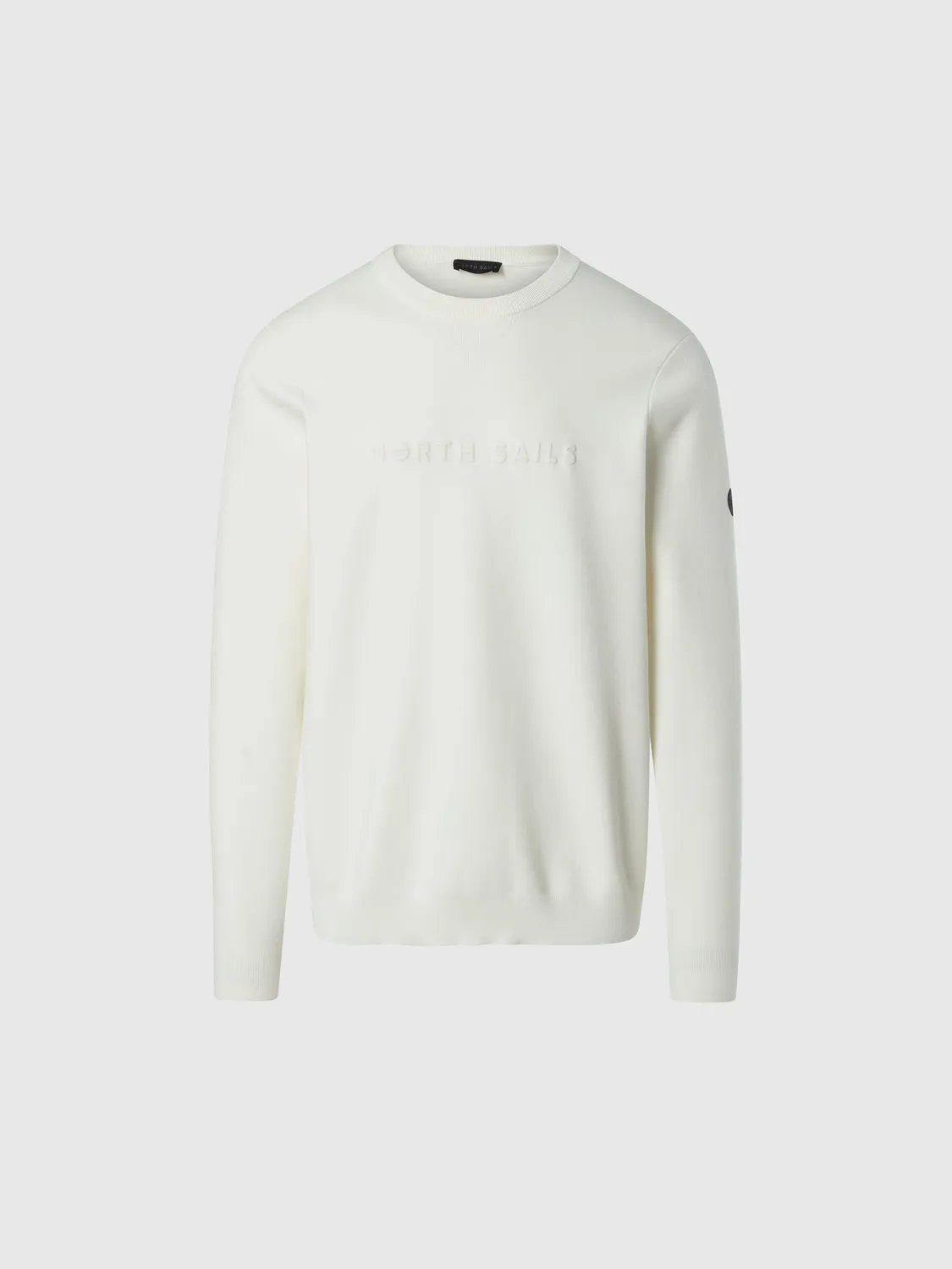 North Sails pull viscose lettrage 3D homme rouille