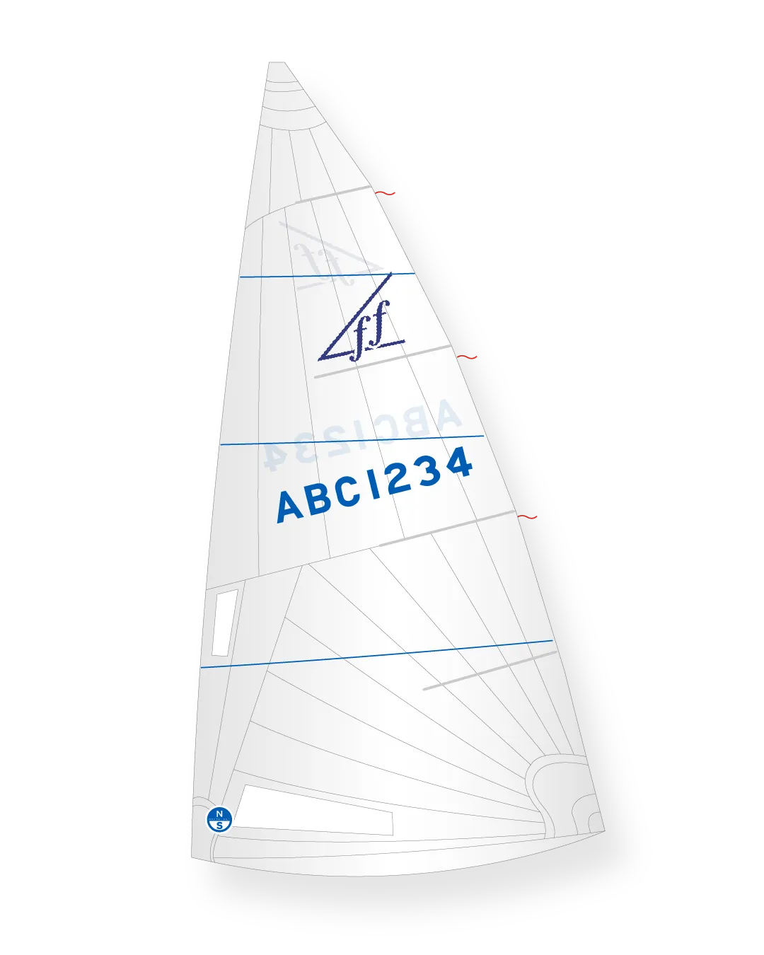 North Sails Flying Fifteen FR-3 grand-voile radial RSQ