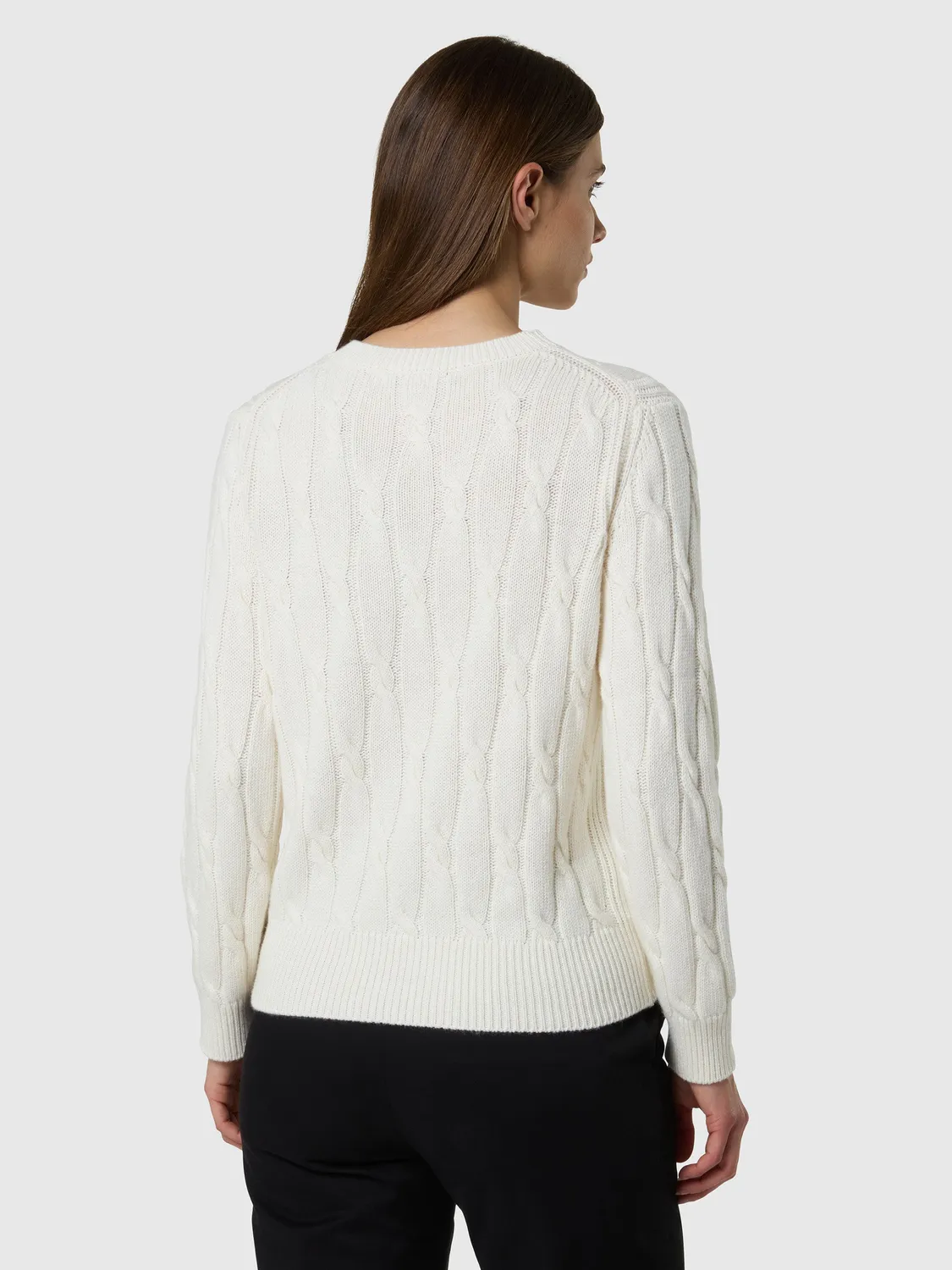 North Sails pull torsades col rond femme doux