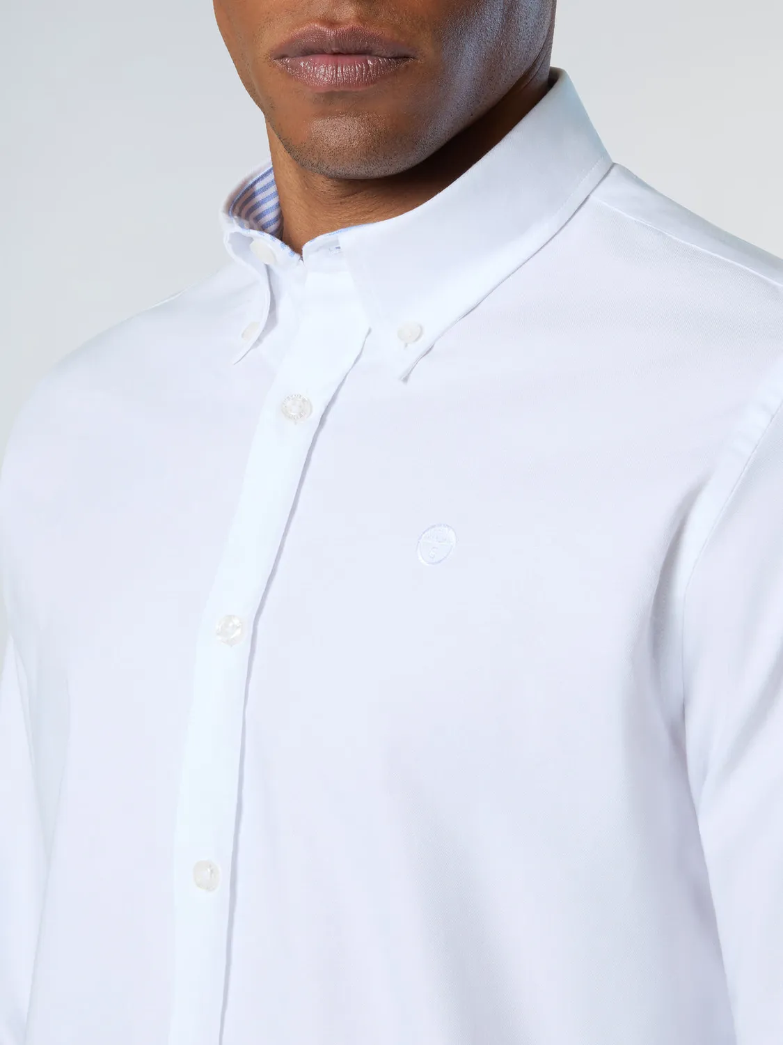 North Sails chemise oxford coton bio logo brodé