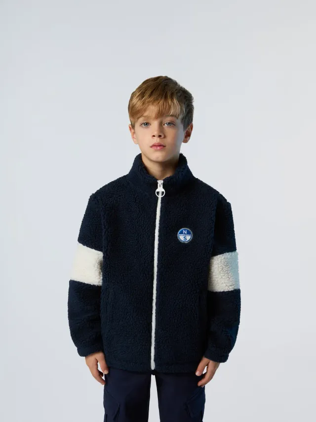 North Sails Full-Zip sweat polaire teddy zippé