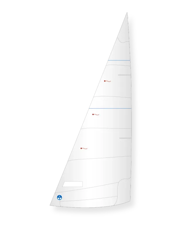 North Sails Faerdersnekk J-3 foc de classe