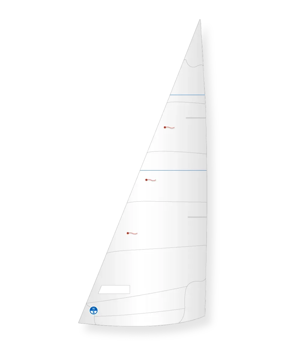 North Sails Faerdersnekk J-3 foc de classe