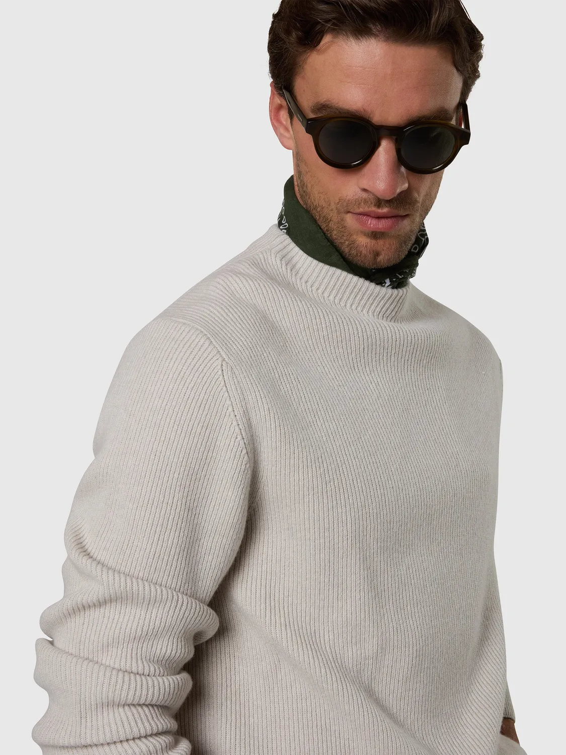 North Sails Archive pull col montant homme noir